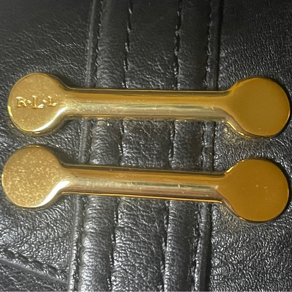 Lauren Ralph Lauren Bermondsey Black Hobo Pebbled Leather Bag Dust Bag - Picture 3 of 14